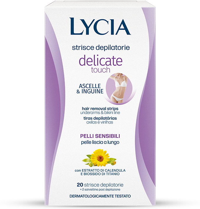 STRISCE DEPILATORIE DELICATE touch ASCELLE & INGUINE - Lycia